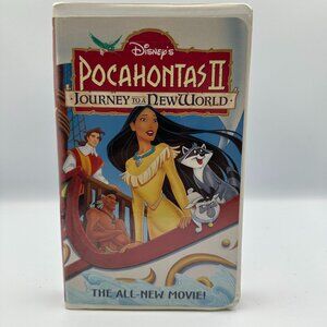 Disney Pocahontas II: Journey To A New World 1998 VHS Clamshell Classic Film
